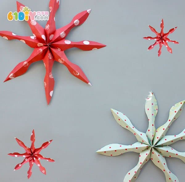 八角雪花制作过程