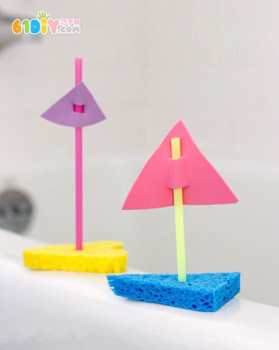 儿童洗澡玩具DIY 漂浮的小船