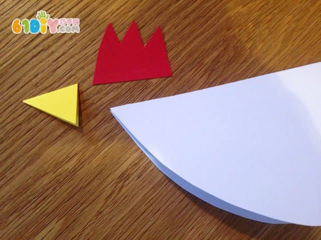 幼儿手工制作卡纸母鸡
