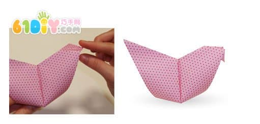 儿童折纸教程：母鸡折纸