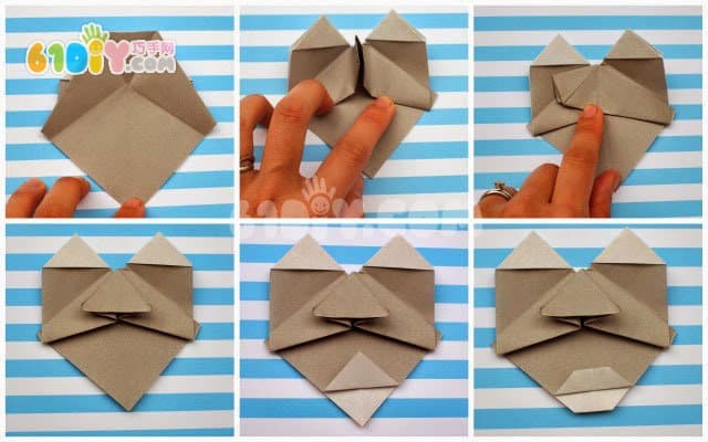 创意有趣的立体人脸折纸教程