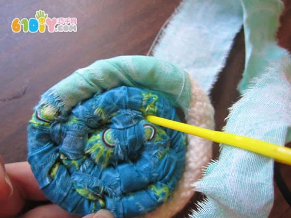 手工制作布艺收纳篮