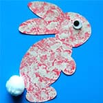 幼儿手工制作春天的可爱小兔子