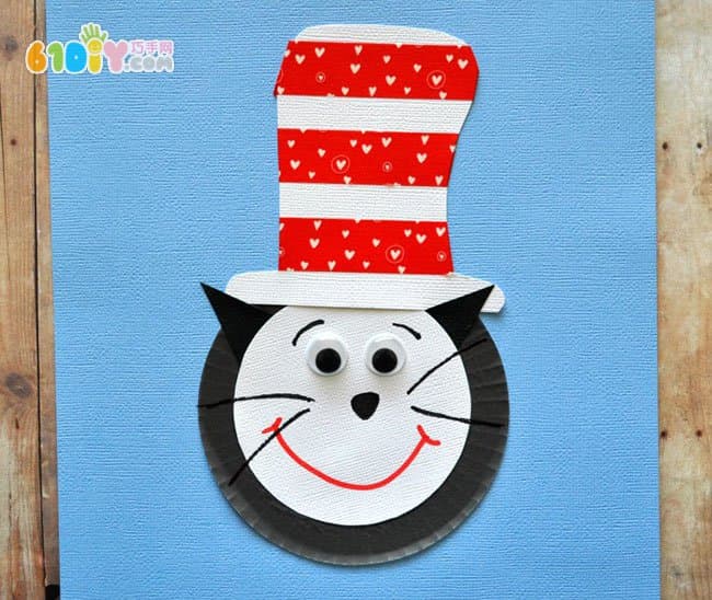 纸盘手工制作The Cat In The Hat