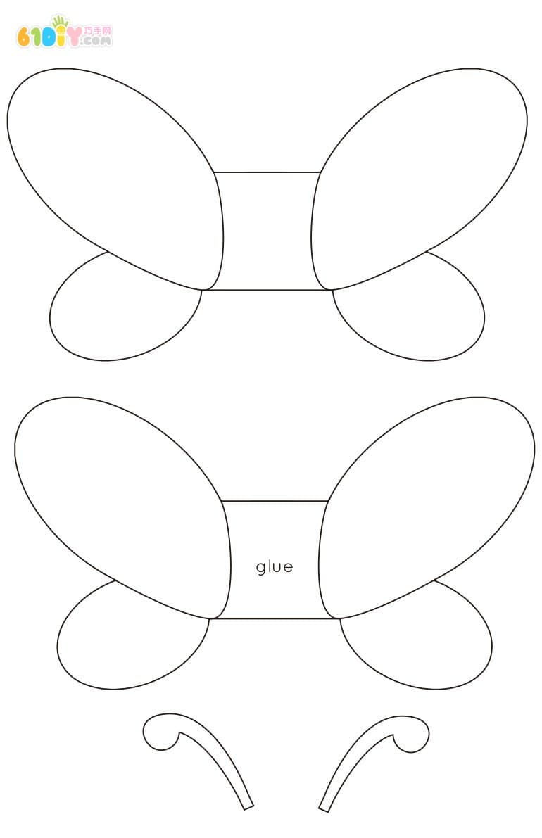 儿童手工制作立体小蜜蜂和小蝴蝶
