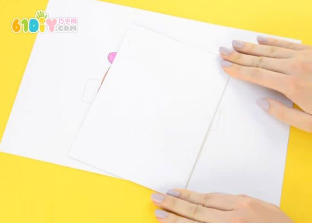 复活节立体彩蛋篮卡片制作方法和模板