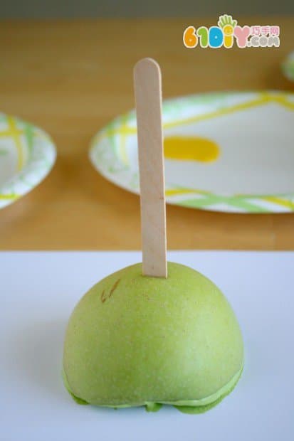 母亲节制作苹果印贺卡