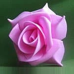 制作母亲节海绵纸玫瑰花