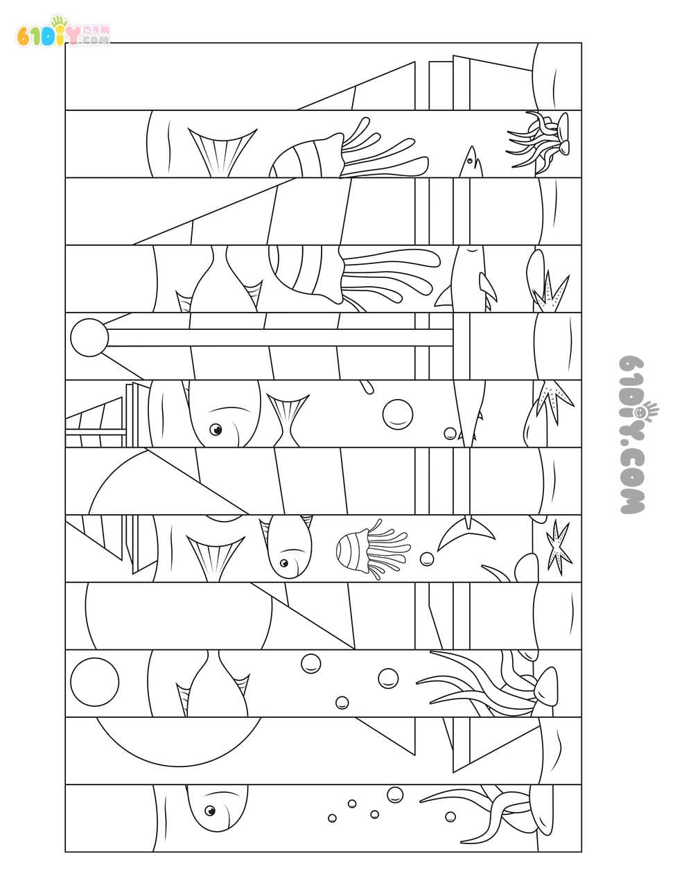 儿童制作有趣的动态艺术Agamograph