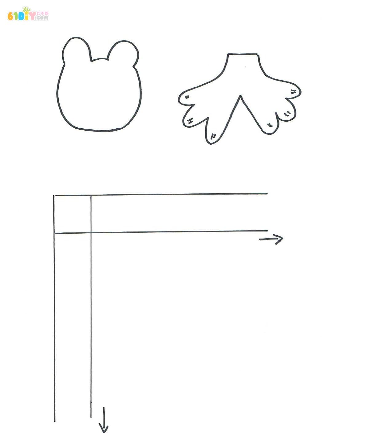 儿童手工制作蹦蹦跳跳的青蛙