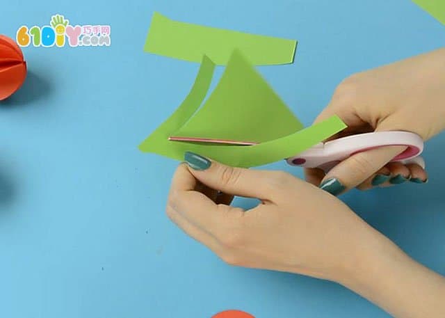 卡纸制作立体樱桃_综合其它_巧巧手幼儿手工网