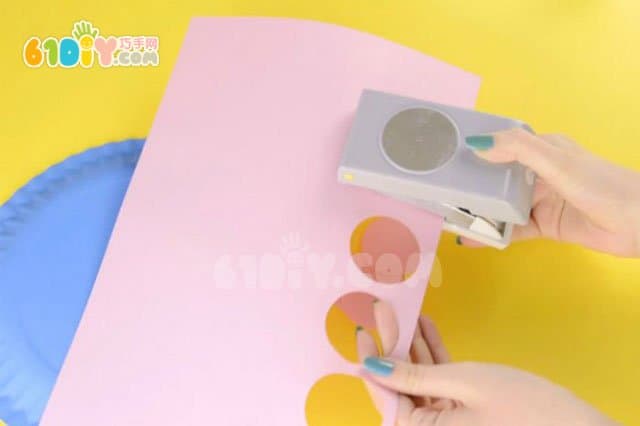 纸盘彩鱼手工制作
