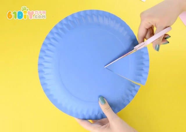 纸盘彩鱼手工制作