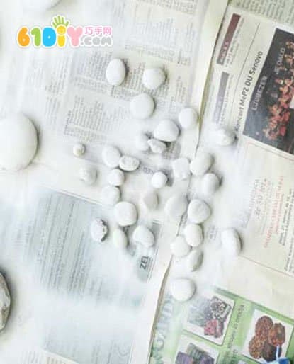 小石子爱心贴画