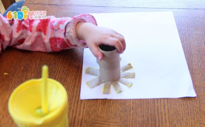 儿童DIY制作太阳花