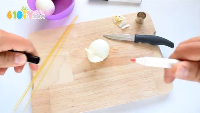 亲子早餐 煮鸡蛋制作可爱小老鼠
