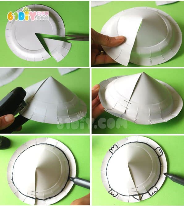 儿童手工制作纸盘乌龟