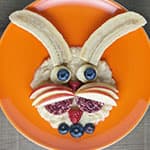 亲子水果拼盘DIY 可爱小兔子