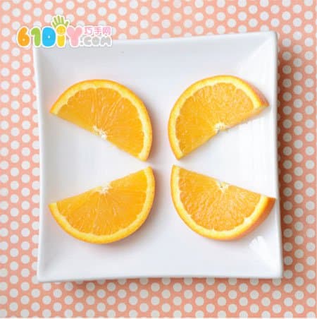 亲子卡通美食 蝴蝶水果拼盘