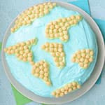 地球日手工 地球蛋糕制作