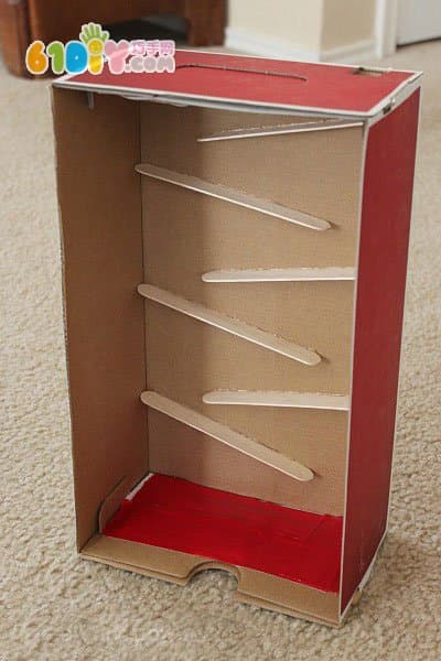 DIY制作纸盒滚珠玩具