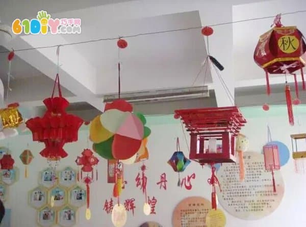 幼儿园节日环创——中秋节吊饰