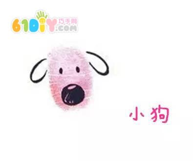 可爱的幼儿指印画手工