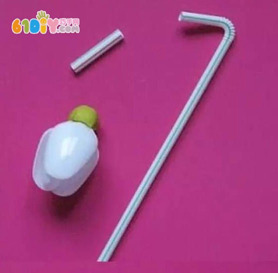 一次性塑料勺子DIY制作郁金香手工花