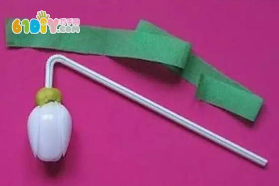 一次性塑料勺子DIY制作郁金香手工花