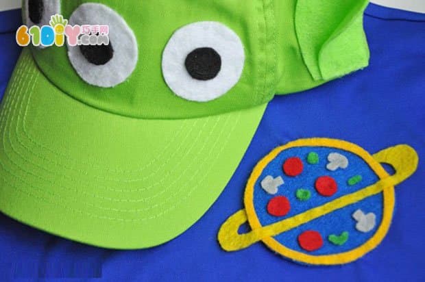 万圣节简单装扮道具DIY Alien三眼仔