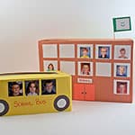 照片DIY 纸盒手工制作校车和学校