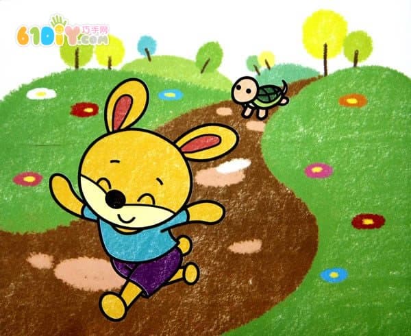 动物蜡笔画作品（二）