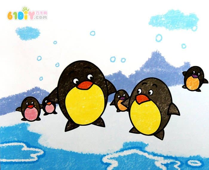 动物蜡笔画作品（二）