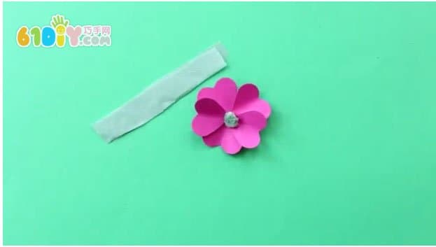 儿童制作母亲节立体花束卡