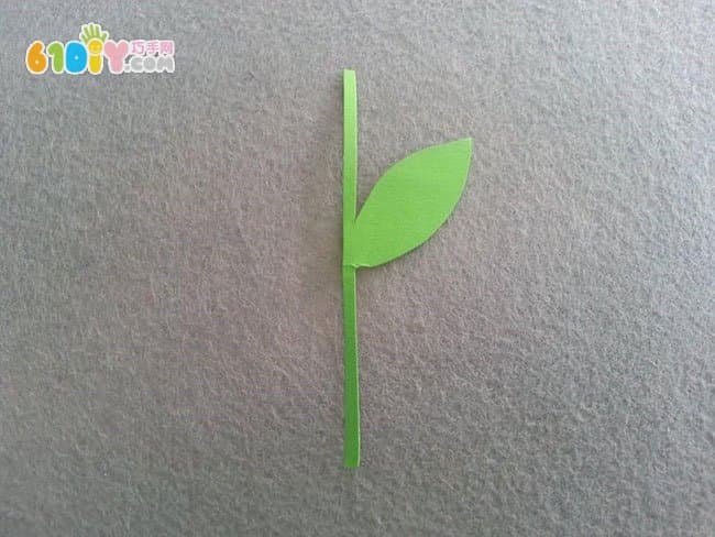母亲节手工制作简单的不织布小花贺卡