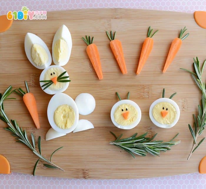 亲子美食DIY 鸡蛋的趣味造型