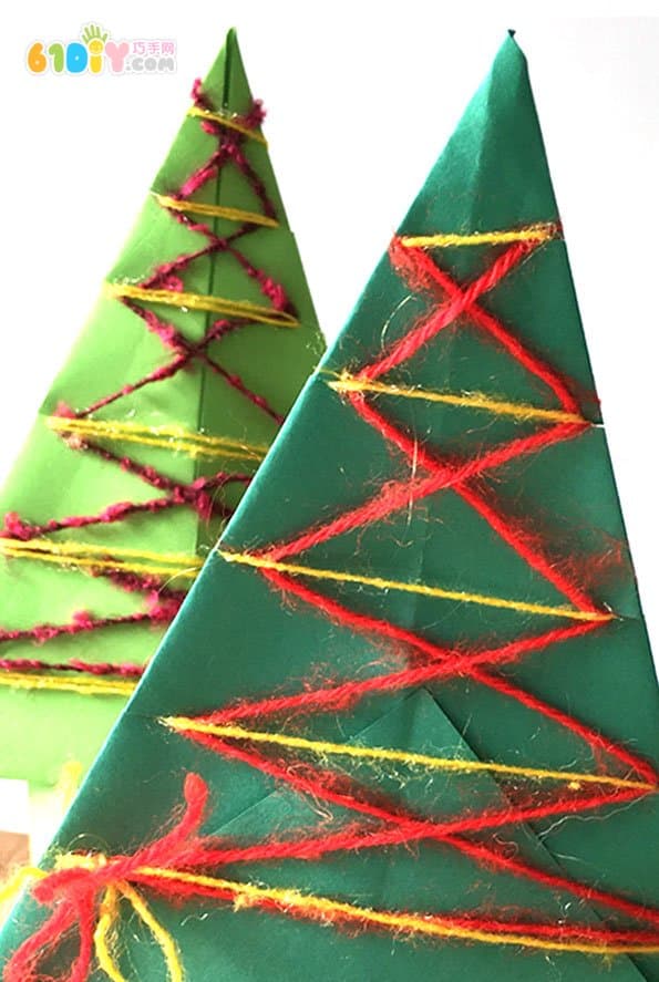 儿童折纸教程——圣诞树