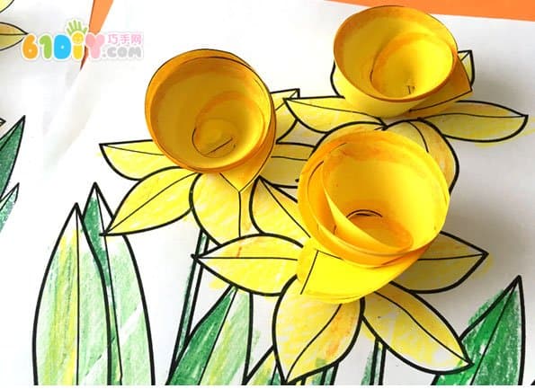 幼儿手工制作水仙花