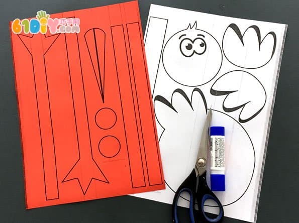 幼儿DIY 鹳鸟手工制作