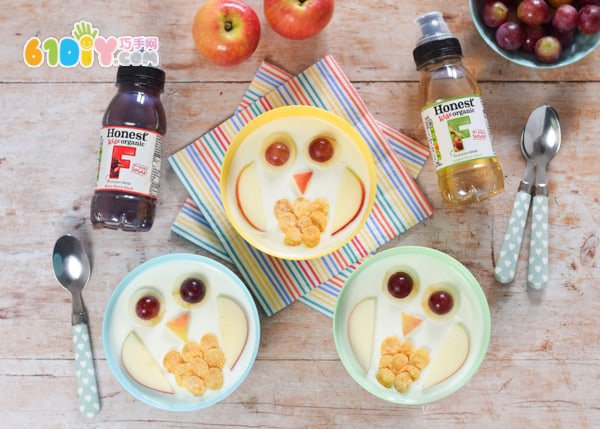 亲子美食diy 酸奶点心造型