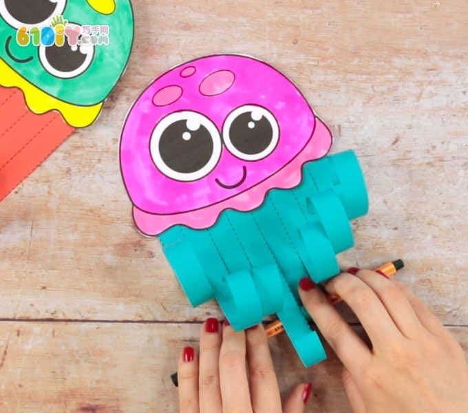 Scissor Skills Jellyfish Craft