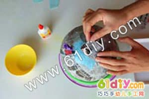 气球报纸做球模型Papier Mache Balloon