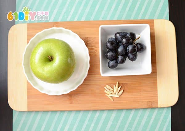 苹果趣味手工 萌萌的小海豹