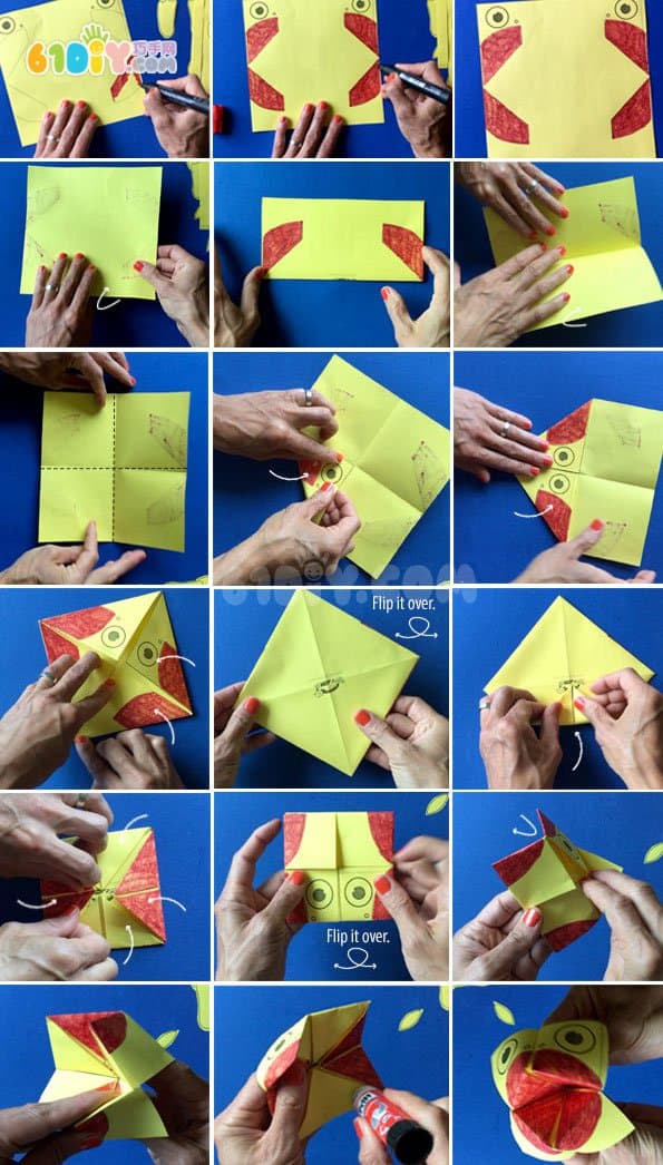 东南西北创意变变变小鸟