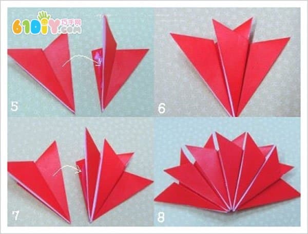 教师节康乃馨折纸手工