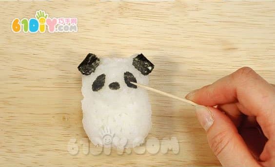 亲子便当DIY 熊猫饭团