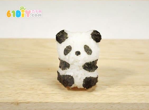 亲子便当DIY 熊猫饭团