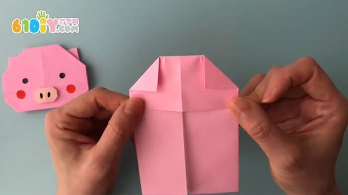 猪年吉祥 可爱的中国风小猪折纸