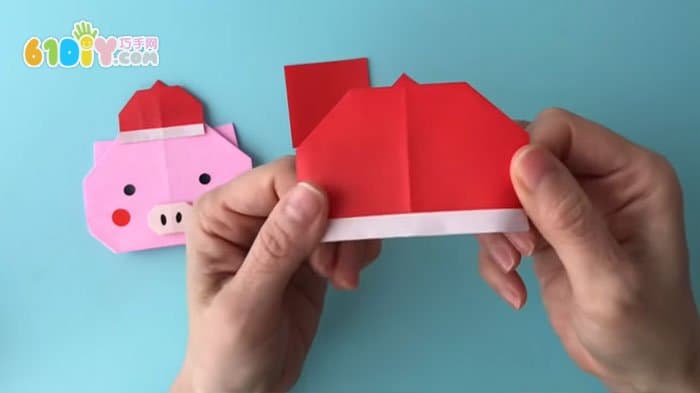 猪年吉祥 可爱的中国风小猪折纸